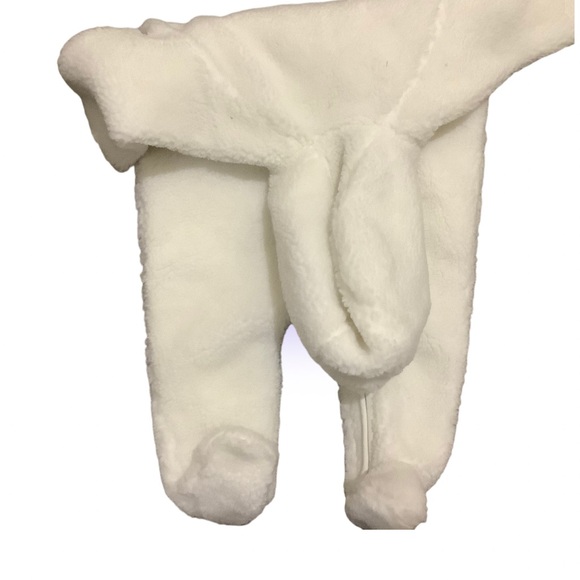 NEW with Tags Ralph Lauren Baby 9M  White Hooded Barn Bunting Jacket WinterCover - Picture 3 of 10